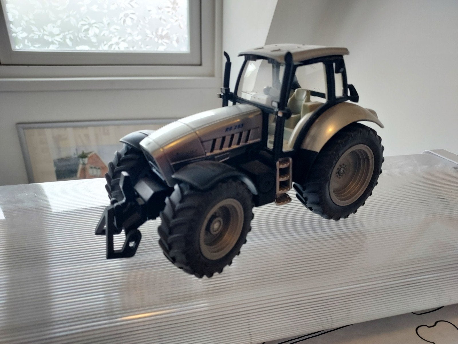 Miniatuur tractor, Ophalen of Verzenden, Gebruikt