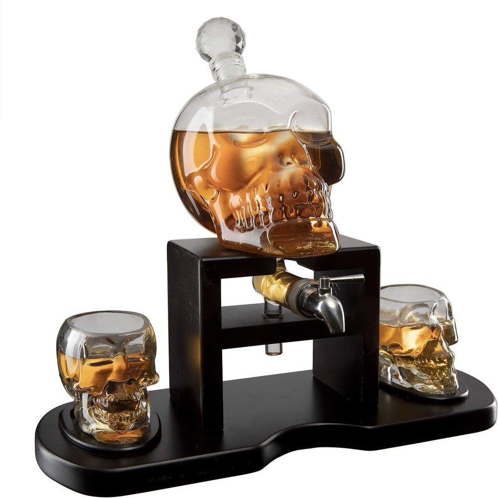 Skull whiskey karaf - Bar accessoires - Karafs - Mancave