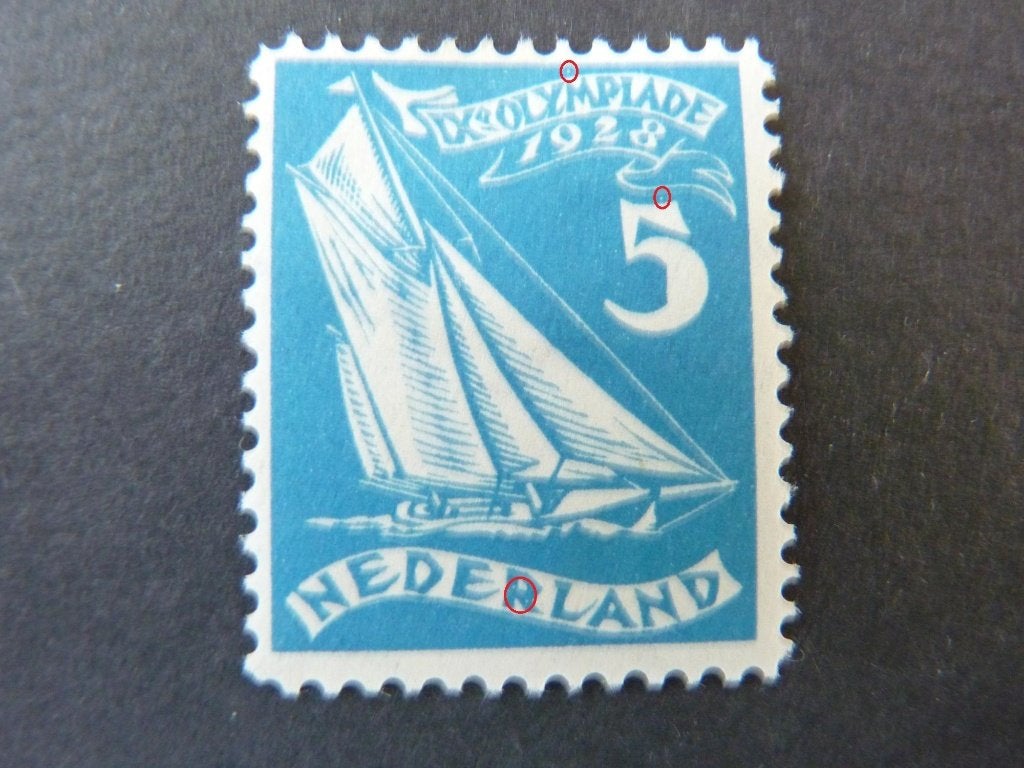 plaatfout 215 , ongebruikt., Ophalen of Verzenden, T/m 1940, Postfris