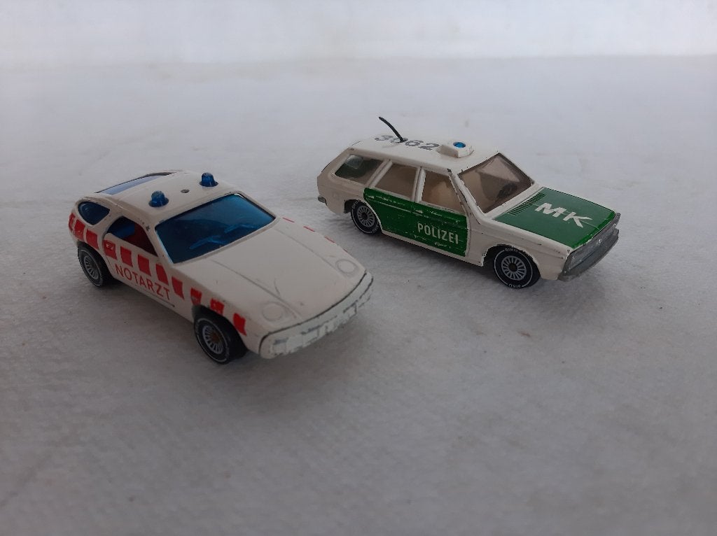 Siku Vw Passat Polizei + notarzt Porsche 928, Ophalen of Verzenden