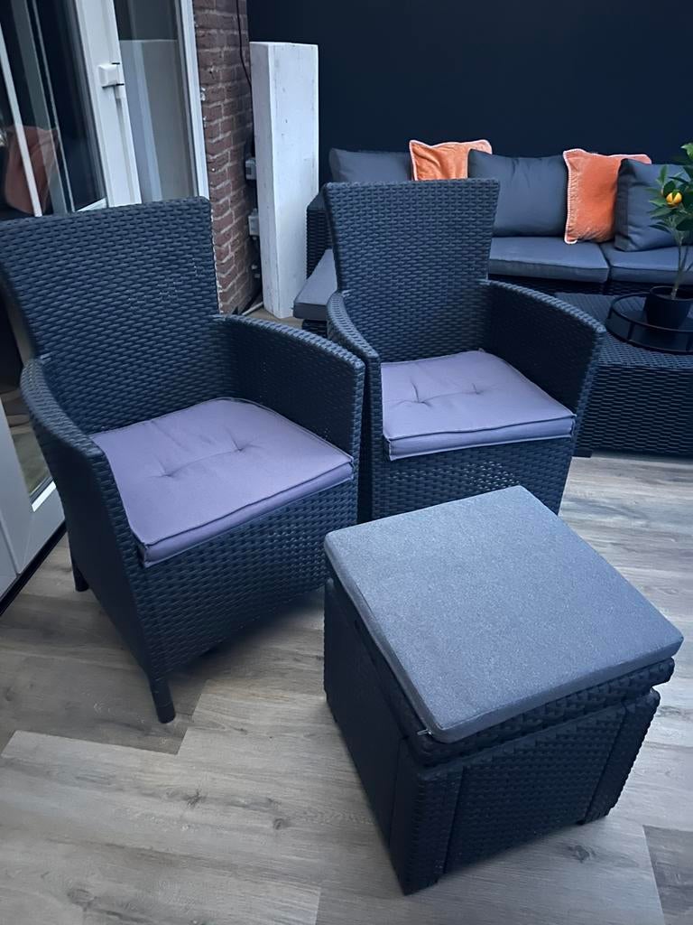 Alibert set tweedelige tuinset tuinset, Tuin en Terras, Ophalen, Zo goed als nieuw