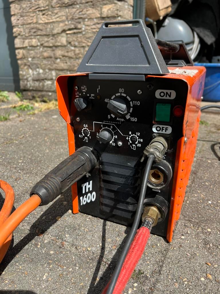 Tig lasapparaat, Ophalen, Gebruikt, 150 tot 250 ampère, Tig