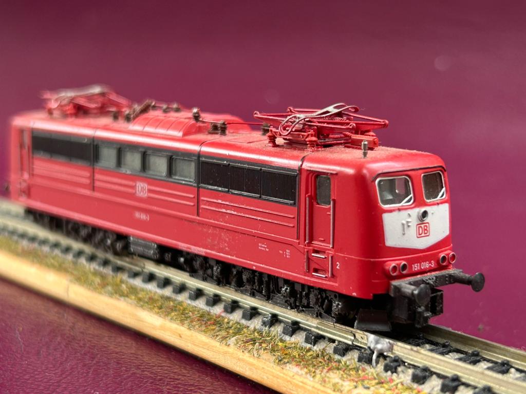 N Fleischmann BR151 6 assige lok DB zeer mooi rijeigenschap, Hobby en Vrije tijd, Modeltreinen | N-Spoor, Fleischmann, Ophalen of Verzenden