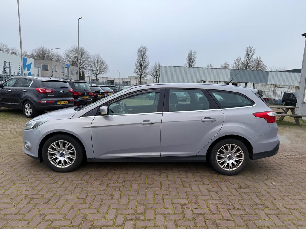 Ford Focus Wagon 2.0 TDCI Titanium, Auto's, Ford, Euro 5, Stof, Gebruikt, Zwart