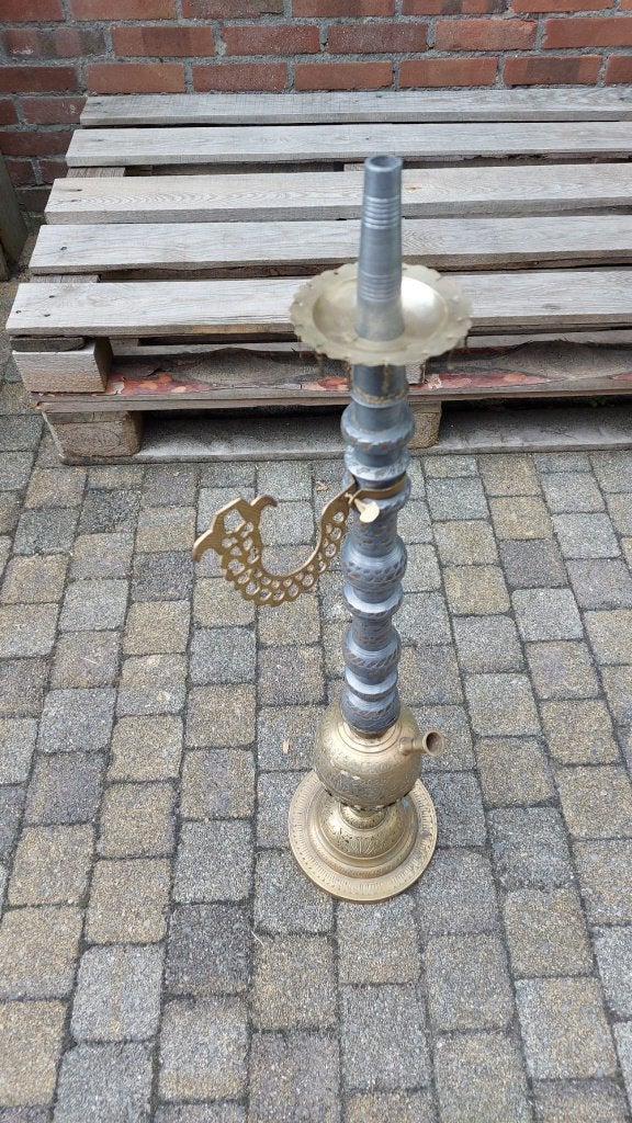 Mada'a, waterpijp uit Jemen, Ophalen of Verzenden, Gebruikt, (Water)pijp