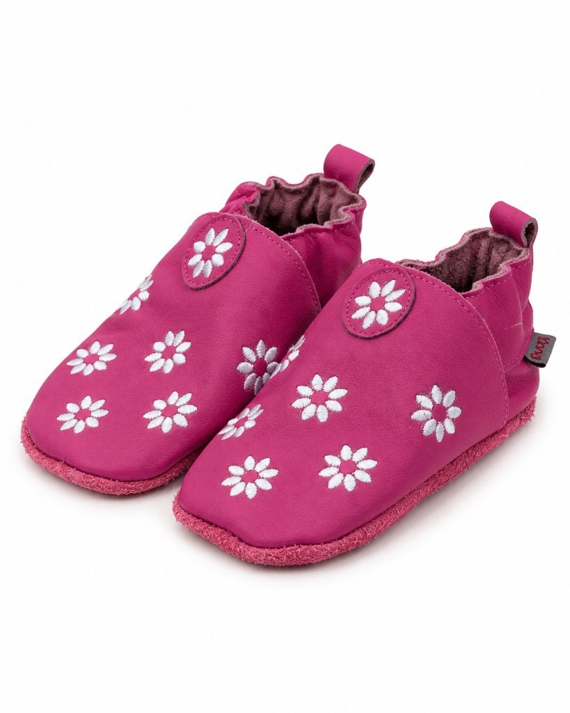 OXXY babyslofjes met bloemen – roze – maat XL (maat 24), Schoentjes, Meisje, ., Nieuw