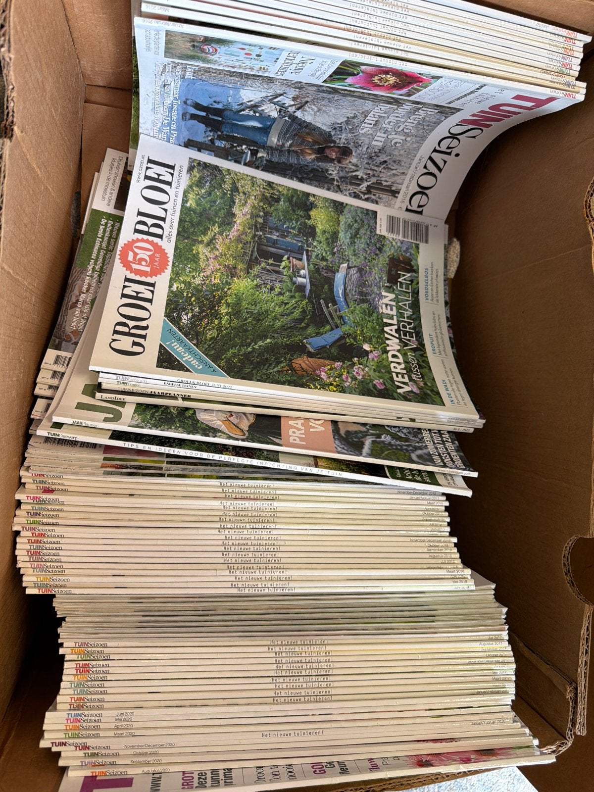 77 TuinSeizoen tijdschriften, Boeken, Tijdschriften en Kranten, Ophalen of Verzenden, Zo goed als nieuw, Overige typen