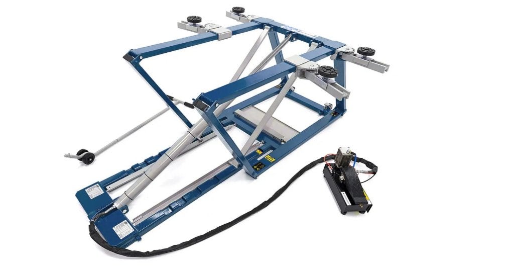 HBM 2500 Kg. Poetsbrug, Autobrug, Extra Laag, Auto diversen, Ophalen, Zo goed als nieuw
