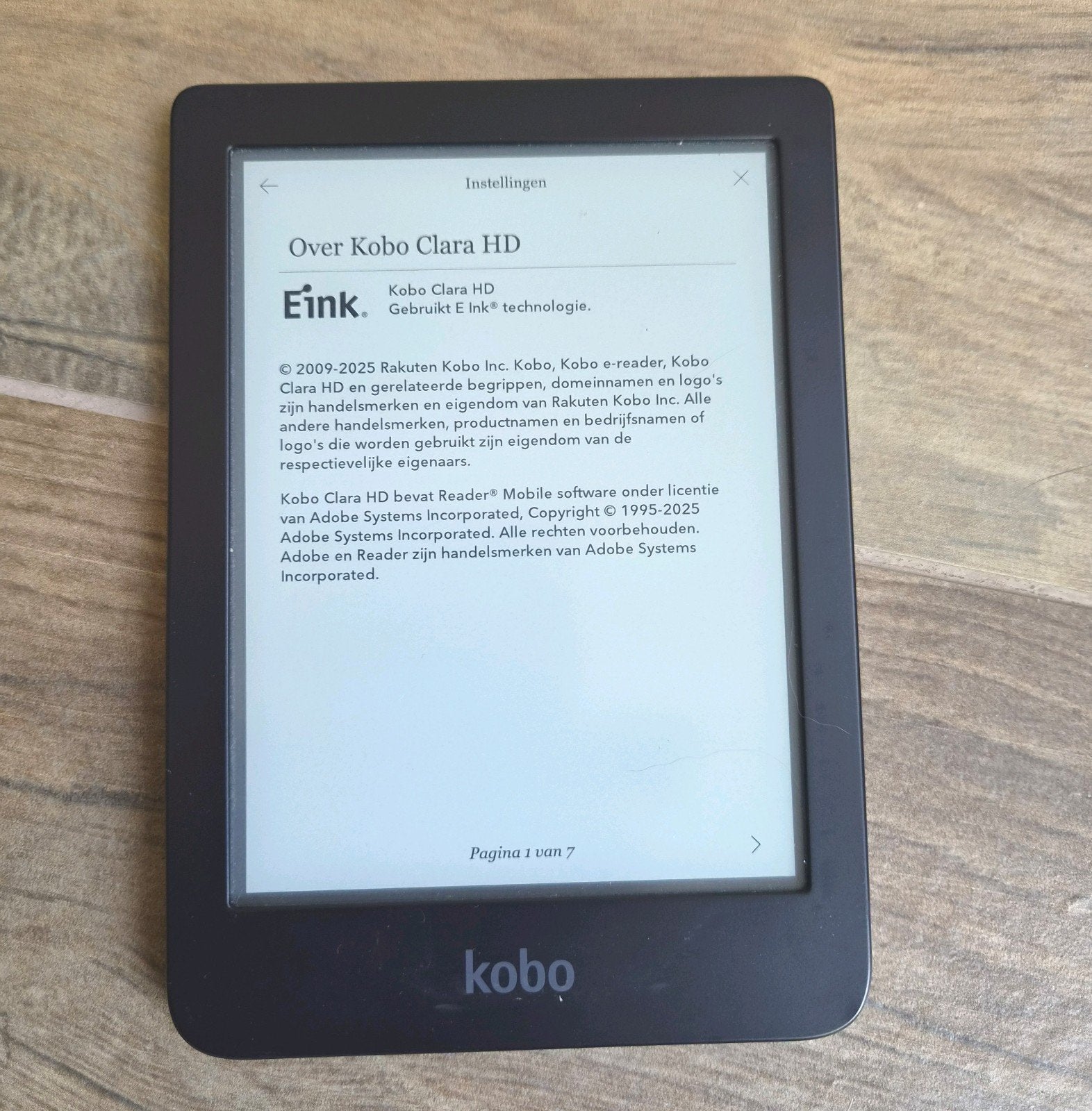 Zgan Kobo Clara HD ereader, OBELIS SA, Generaal Wahislaan 53,Brussel, Rakuten Kobo Inc, 6 inch of minder, Rakuten Kobo
