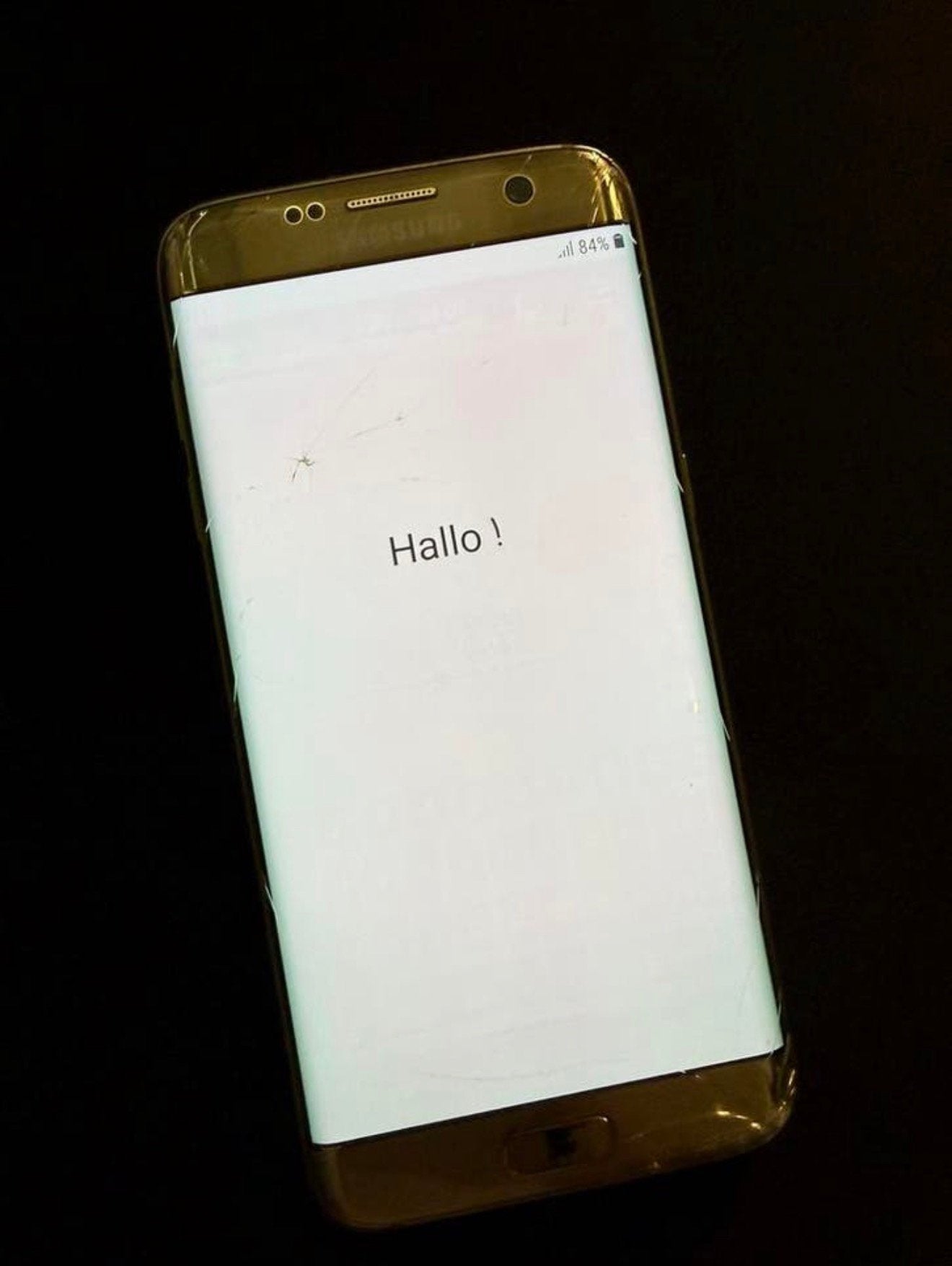 Samsung Galaxy S7 Edge Duos 32GB - werkt goed, schade, Telecommunicatie, Mobiele telefoons | Samsung, Zwart, Ophalen of Verzenden