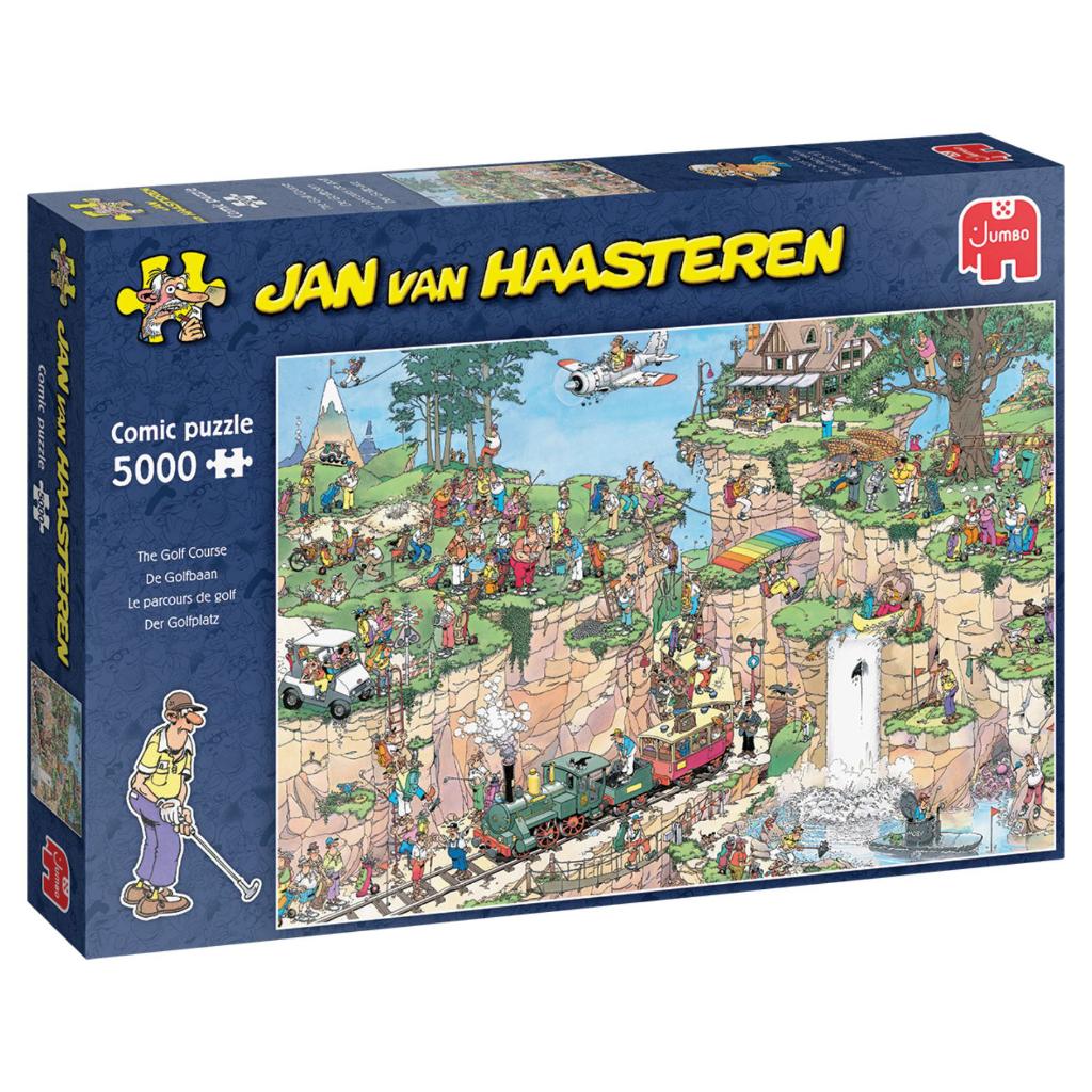 Jan van Haasteren: De Golfbaan 5000 stukjes, Ophalen of Verzenden, Meer dan 1500 stukjes, Nieuw, Legpuzzel