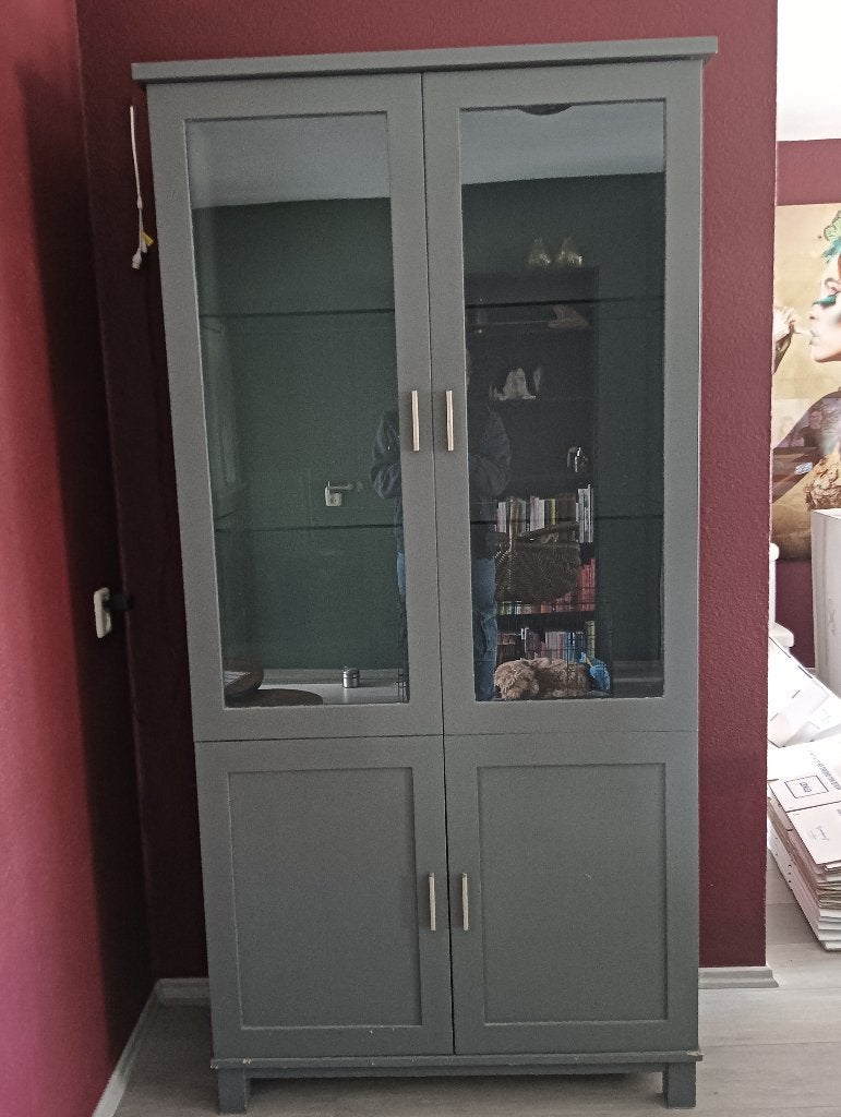 vitrinekast (nu eenmalig vast 50 euro !!!), Ophalen, Met deur(en), 50 tot 100 cm, Zo goed als nieuw