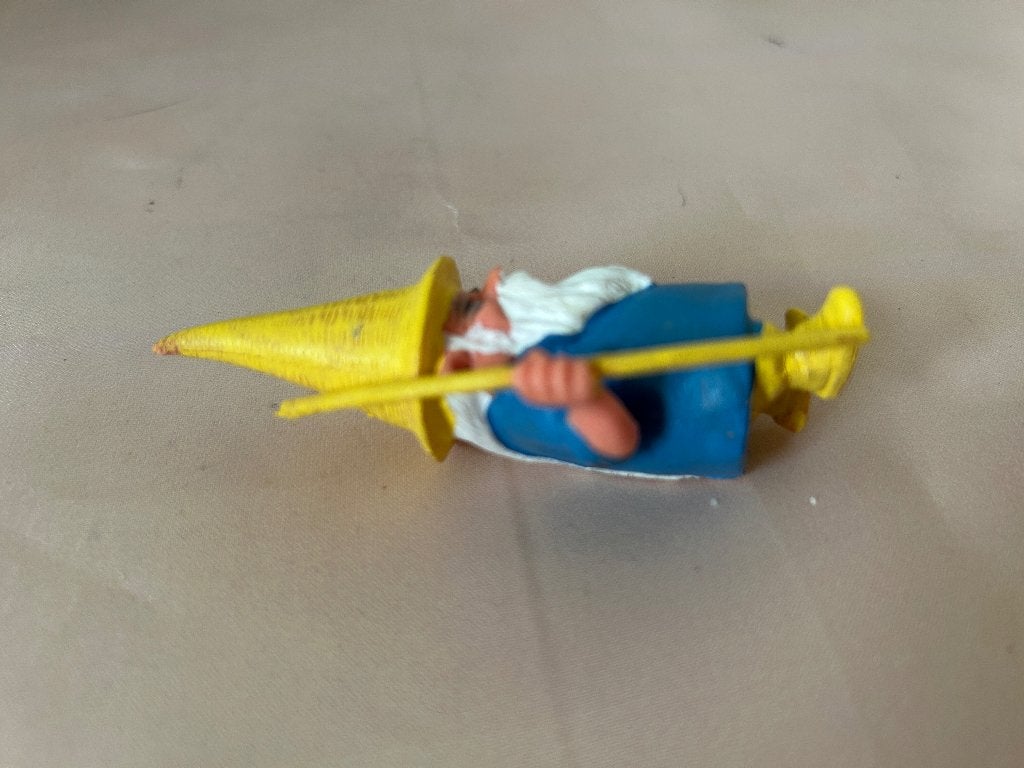 Vintage David de Kabouter Aziatische kabouter PVC figuur, Gebruikt, BRB Internacional / Star Toys, CL Enric Granados 118, 08008 Barcelona, Spanje