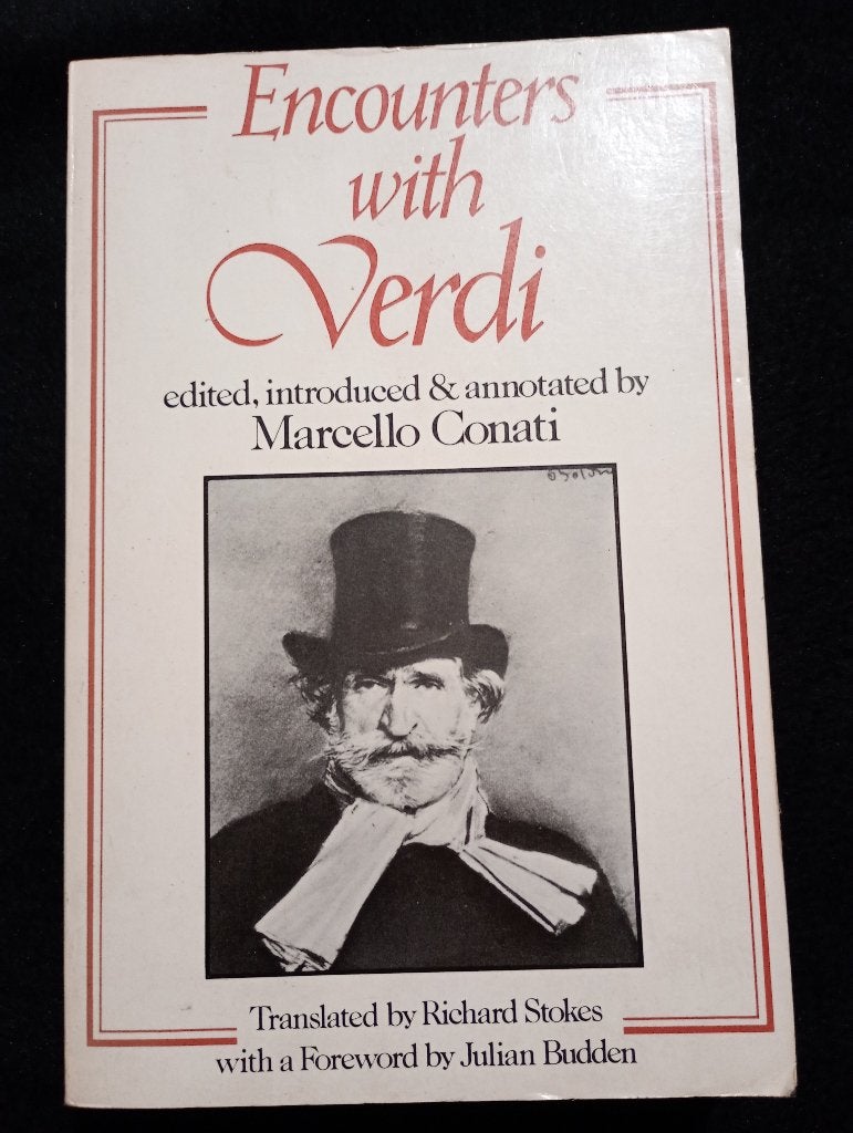 Marcello Conati, Encounters with Verdi, Ophalen of Verzenden, Gelezen, Artiest