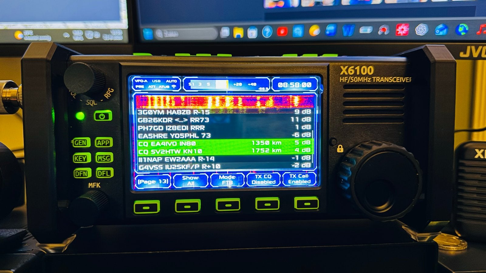 X6100 HF/50MHz Transceiver met Micro PA100 Versterker, Ophalen of Verzenden, Zo goed als nieuw