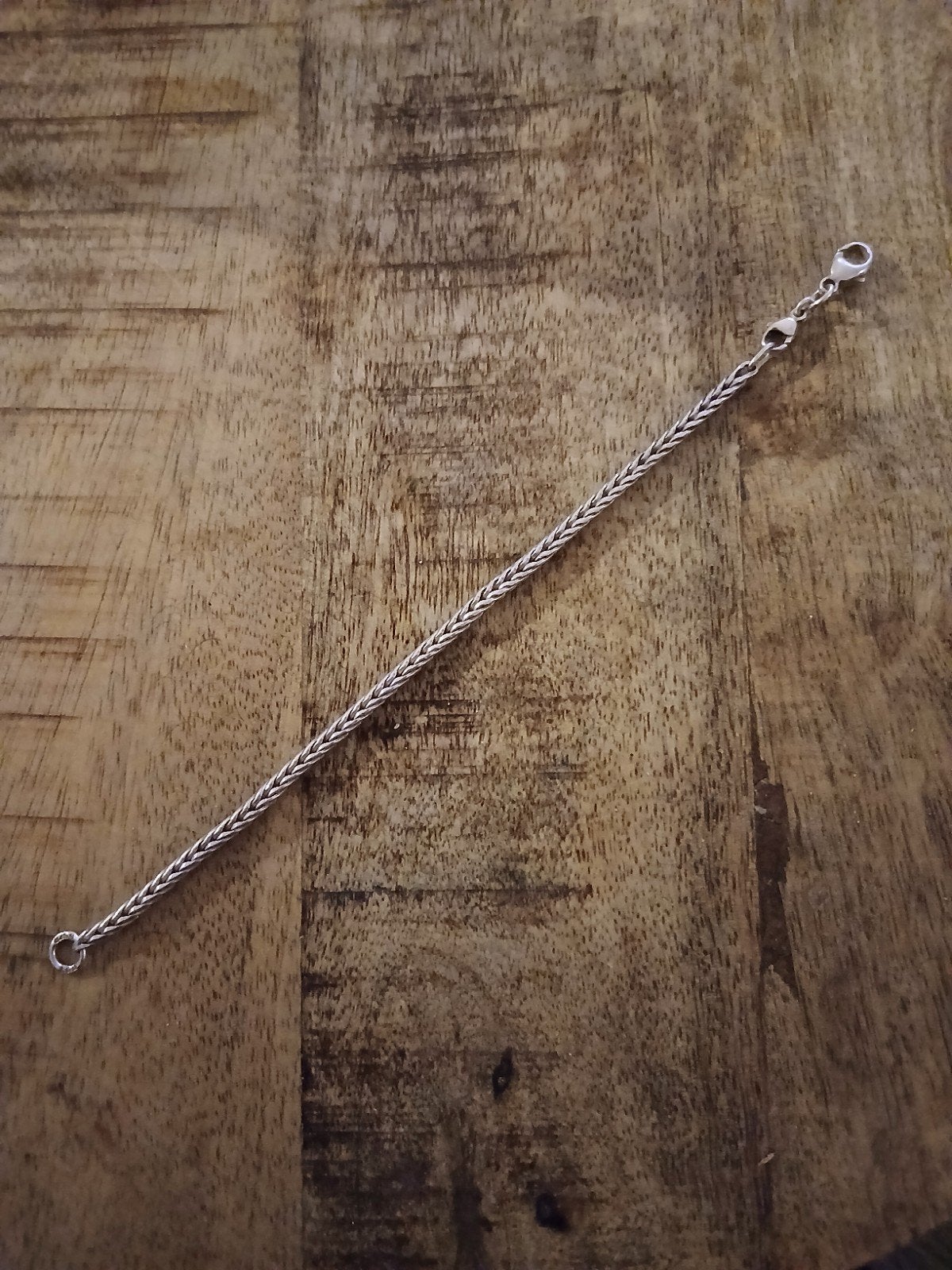 Zilveren armband 925  - 18 cm, Ophalen of Verzenden, Zo goed als nieuw, Zilver, Zilver
