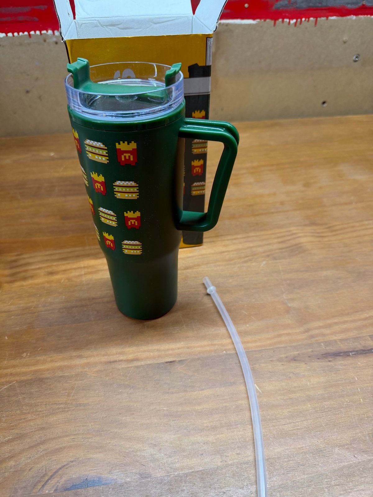 McDonald's Reusable Fles met Rietje - 900 ml, Ophalen of Verzenden, Nieuw, Gebruiksvoorwerp