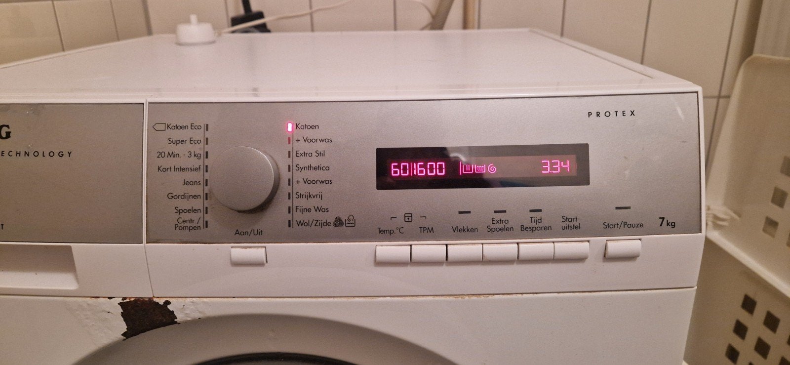 Aeg lavamat, Verzenden, Gebruikt, 1200 tot 1600 toeren, 85 tot 90 cm