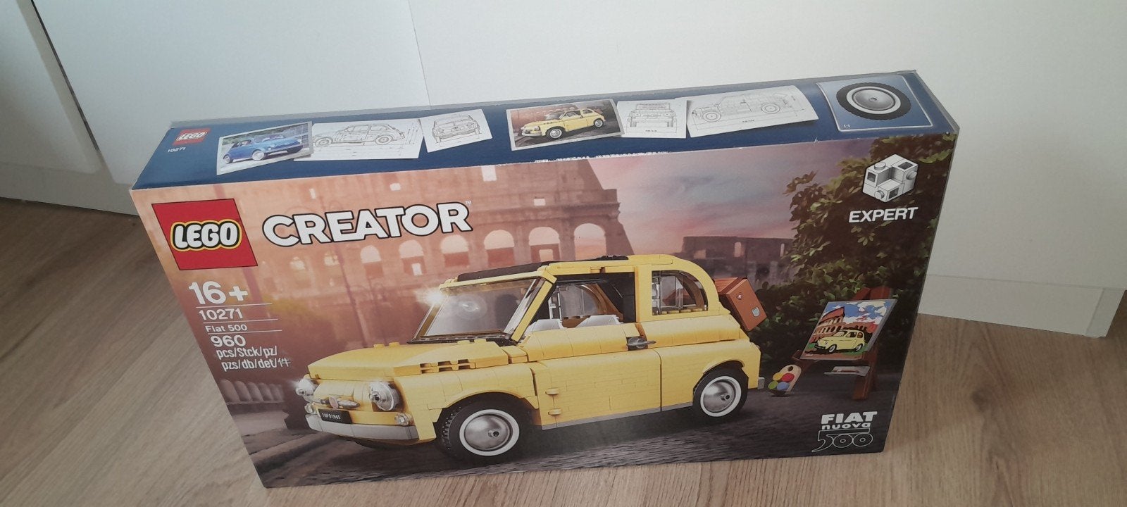 lego creator 10271 fiat 500 ongeopend in doos netjes, Nieuw, Ophalen of Verzenden, Inclusief instructies, Lego