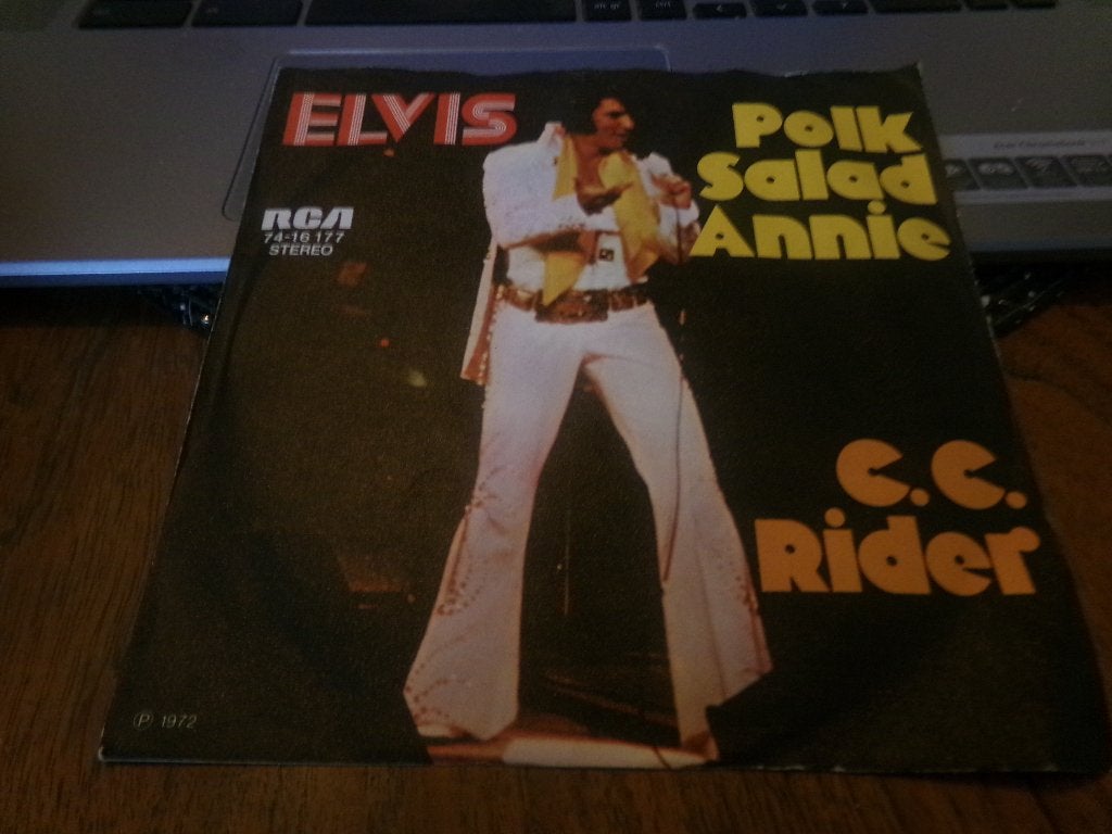 Top - Elvis Presley – Polk Salad Annie / C.C. Rider - 1972, Ophalen of Verzenden, Gebruikt, Pop
