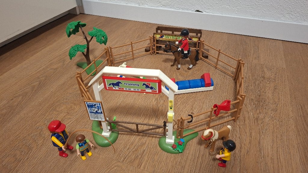 Playmobil Springparcours 4185, Kinderen en Baby's, Speelgoed | Playmobil, Complete set, Overige typen, Ophalen of Verzenden, Zo goed als nieuw