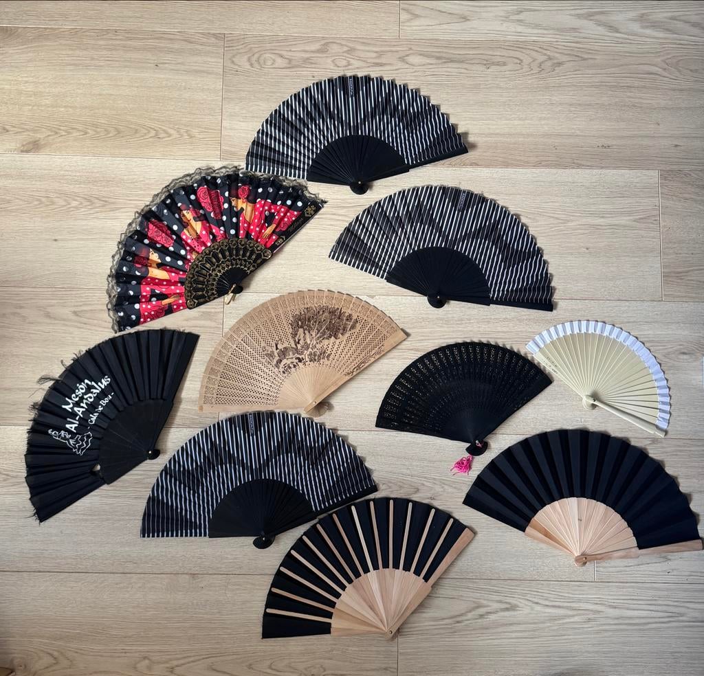 Waaier / Abanico / Fans / PaiPai /, Ophalen of Verzenden, Zo goed als nieuw, Minder dan 50 cm, Minder dan 5 flessen