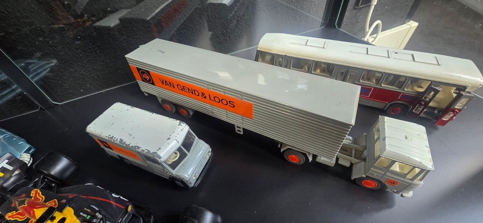 Vintage modelauto's: Vrachtwagen, bus en bestelwagen, Ophalen of Verzenden, Groter dan 1:32, Truck, Overige merken