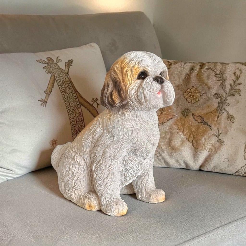 Beeld Shih Tzu honden, Bulldog beeldjes, Verzenden, Nieuw, Dier