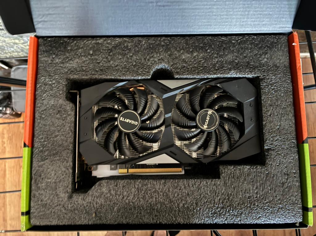 Gigabyte Geforce RTX 2060, Computers en Software, Videokaarten, PCI-Express 3, GDDR6, Ophalen of Verzenden, Zo goed als nieuw