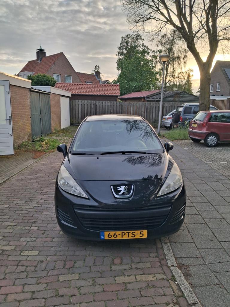 SLOOP/OPKNAP LEES OMSCHRIJVINGPeugeot207 1.4 3DRS2010Zwart, Auto's, Voorwielaandrijving, 1360 cc, 4 cilinders, Handgeschakeld