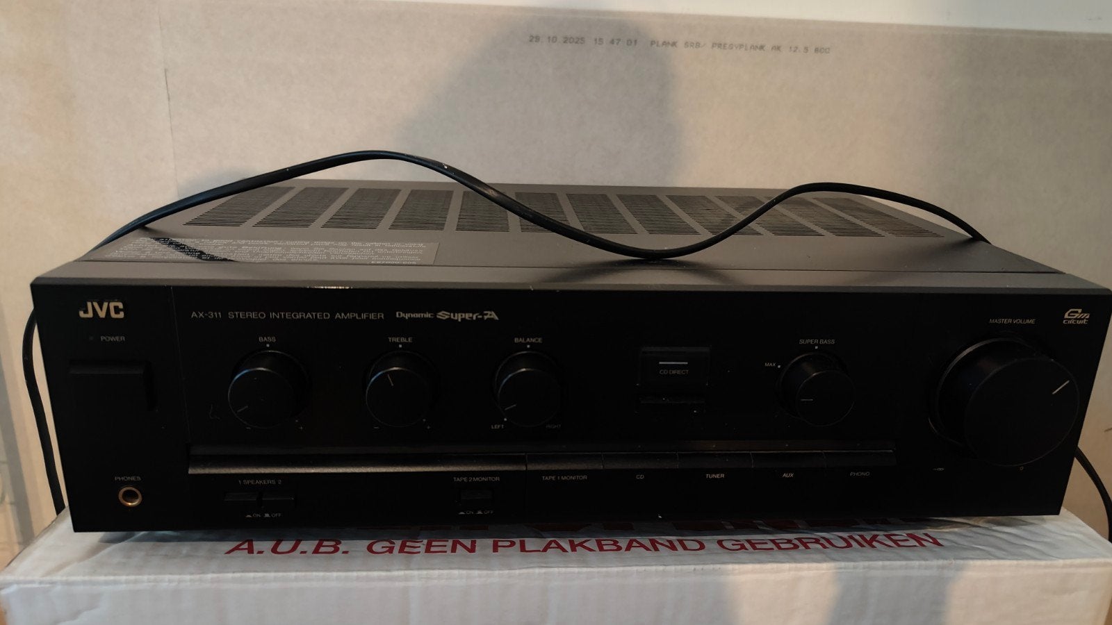 JVC AX-311 Versterker met Sony SS-RG440 Speakers, Ophalen of Verzenden, Speakers, JVC