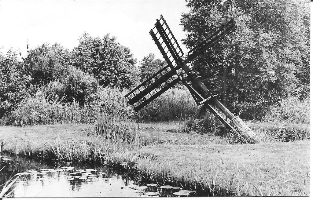 Natuurreservaat De Weerribben Molen 1975  Giethoorn, Ophalen of Verzenden, 1960 tot 1980, Ongelopen, Overijssel
