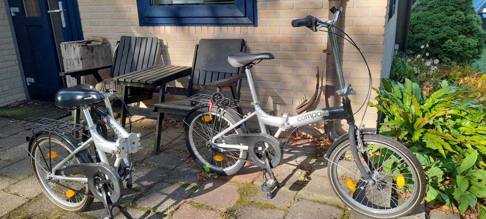 Foto 5 van Compass vouwfietsen, 3 versnellingen, hand- en terugtraprem