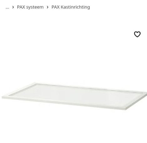 IKEA PAX Komplement glazen plank 100x58 cm, Ophalen, Met plank(en), Gebruikt, 50 tot 100 cm