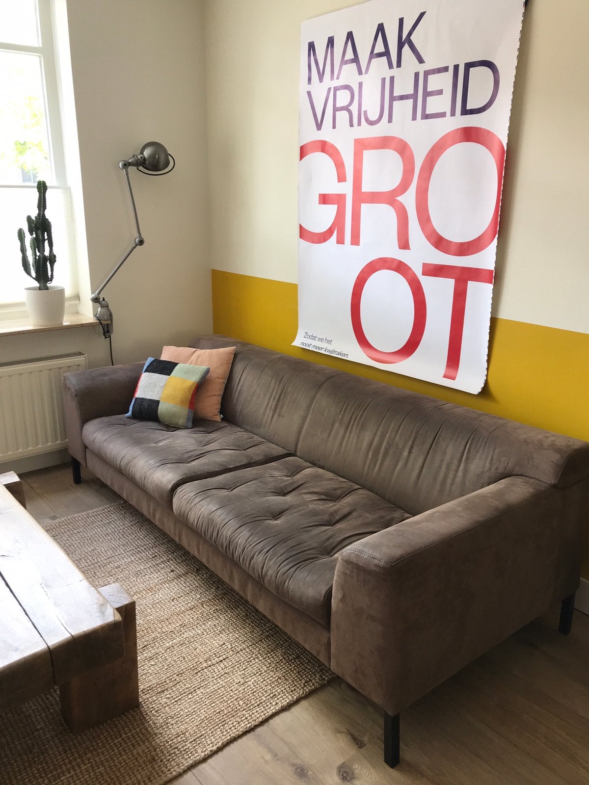 Banken, Gebruikt, Driepersoons, 75 tot 100 cm, Ophalen of Verzenden