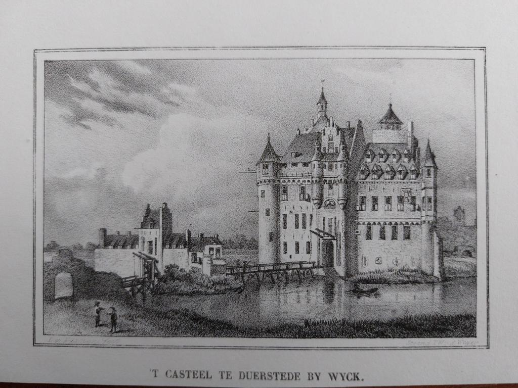 18 / prent Casteel te Duerstede by Wyck - Wijk bij Duurstede, Ophalen of Verzenden