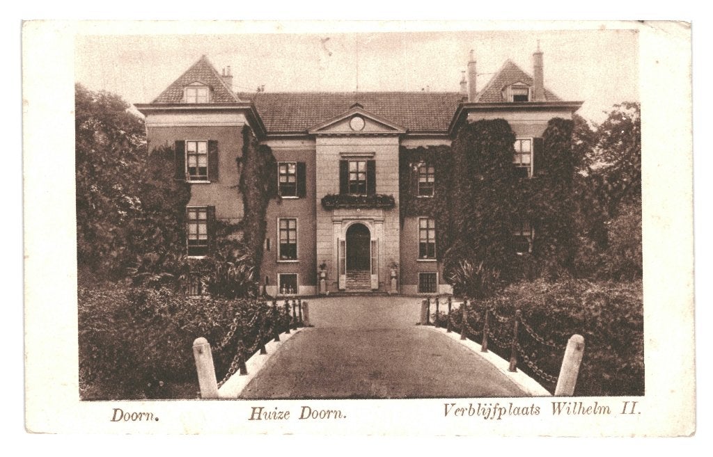 948961	Doorn	Huize	Doorn Verblijfplaats Willem 2	jr 30, Ophalen of Verzenden, 1920 tot 1940, Gelopen, Utrecht