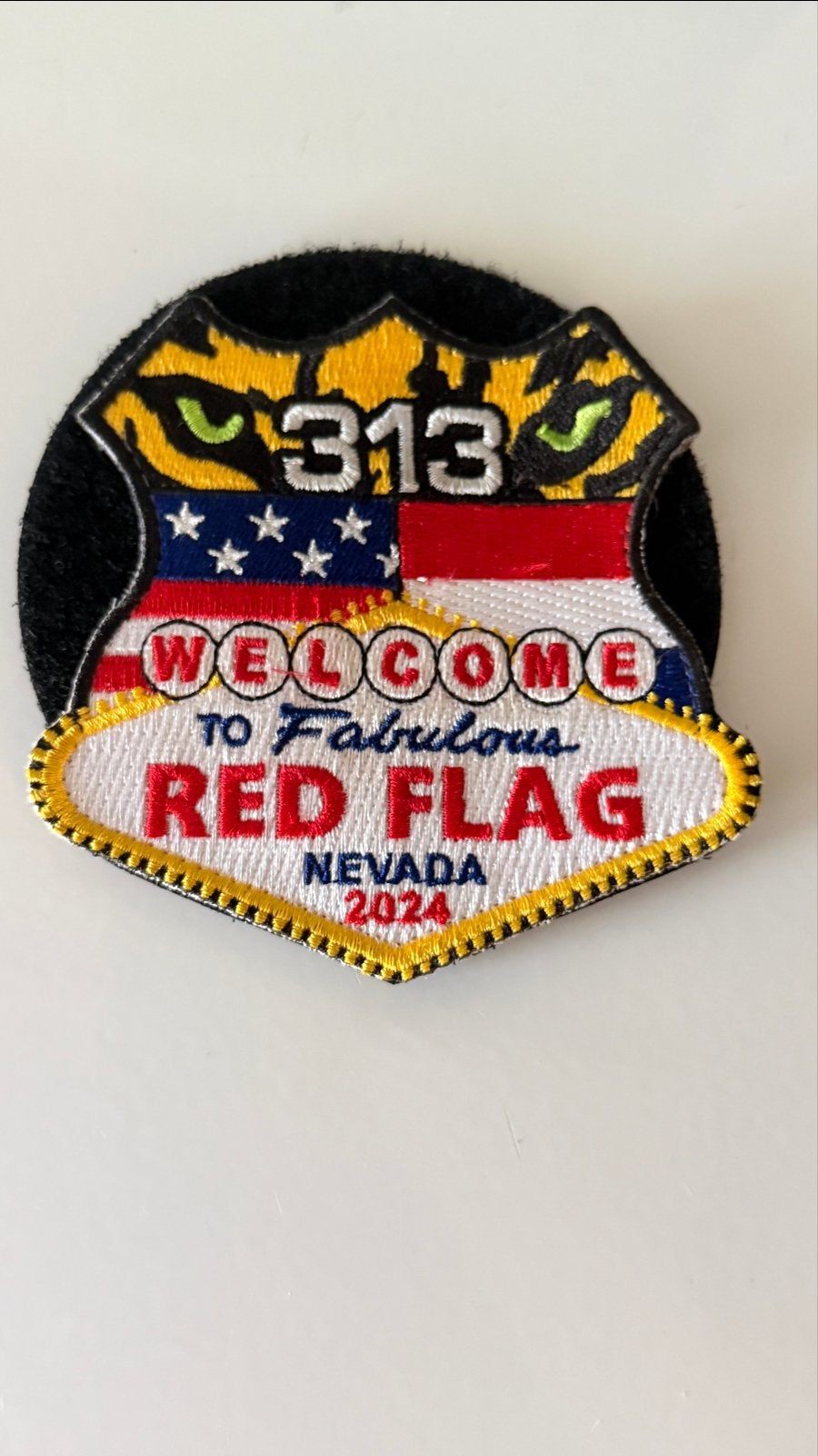 313SQN Red Flag Nevada 2024 Patch -, Ophalen of Verzenden, Luchtmacht, Overige typen
