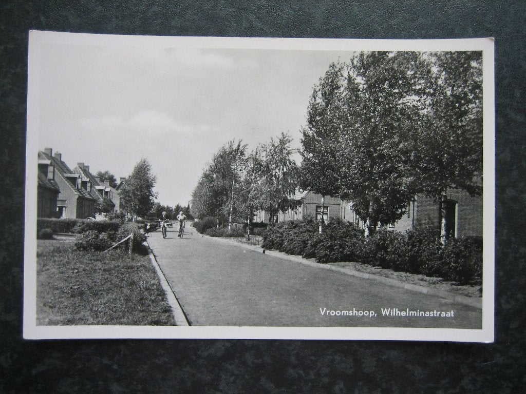 VROOMSHOOP Wilhelminastraat 1953, Verzamelen, Ansichtkaarten | Nederland, Ophalen of Verzenden, Voor 1920, Overijssel
