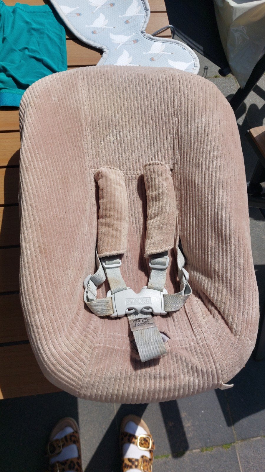 Stokke Tripp Trapp Newborn Set met bekleding, Kinderen en Baby's, Kinderstoelen, Ophalen, Zo goed als nieuw, Overige typen, Gordel(s)