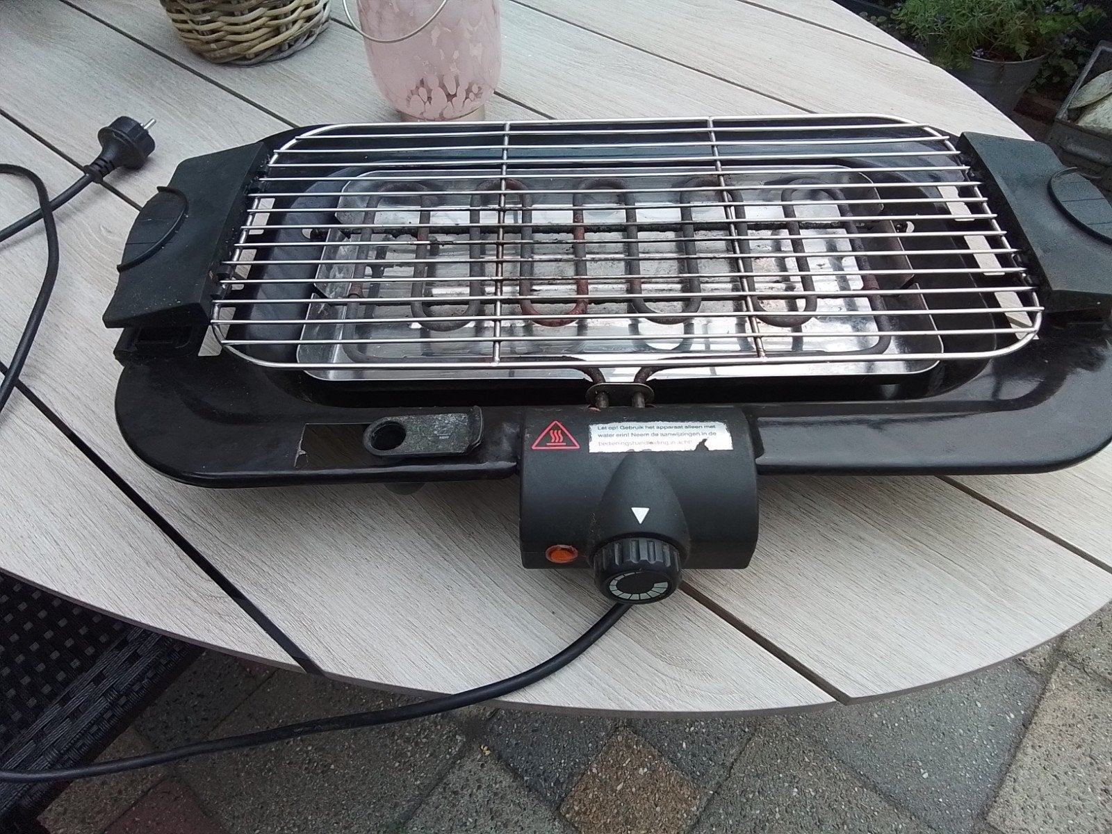 Elektrische BBQ grill - Compact en handig, Ophalen, Gebruikt, Onbekend