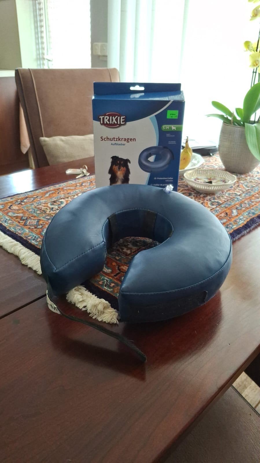 TRIXIE opblaasbare beschermkraag hond S-M, Dieren en Toebehoren, Ophalen of Verzenden