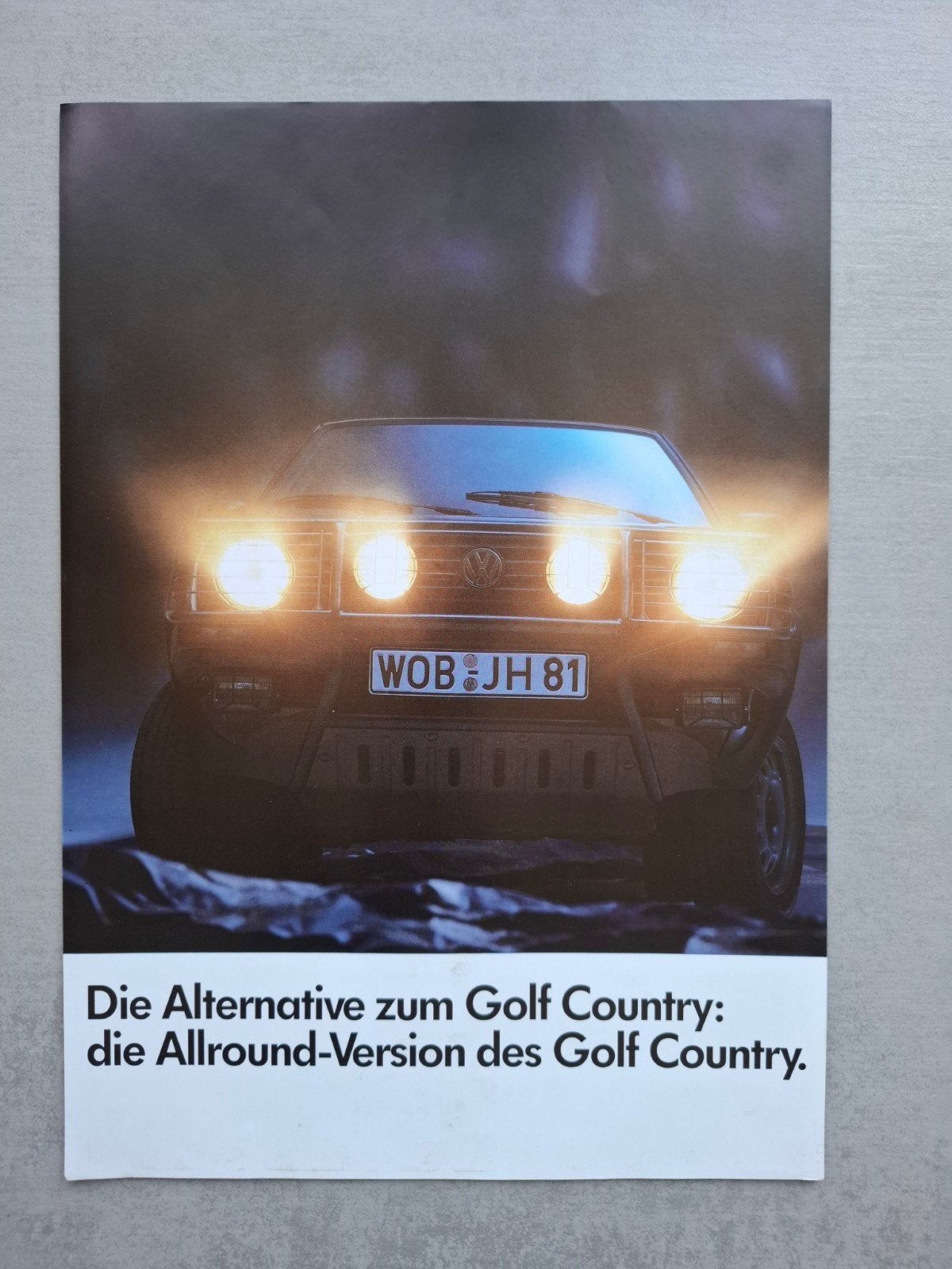 Volkswagen Golf Country sheet - 1990, Boeken, Ophalen of Verzenden, Zo goed als nieuw, Volkswagen