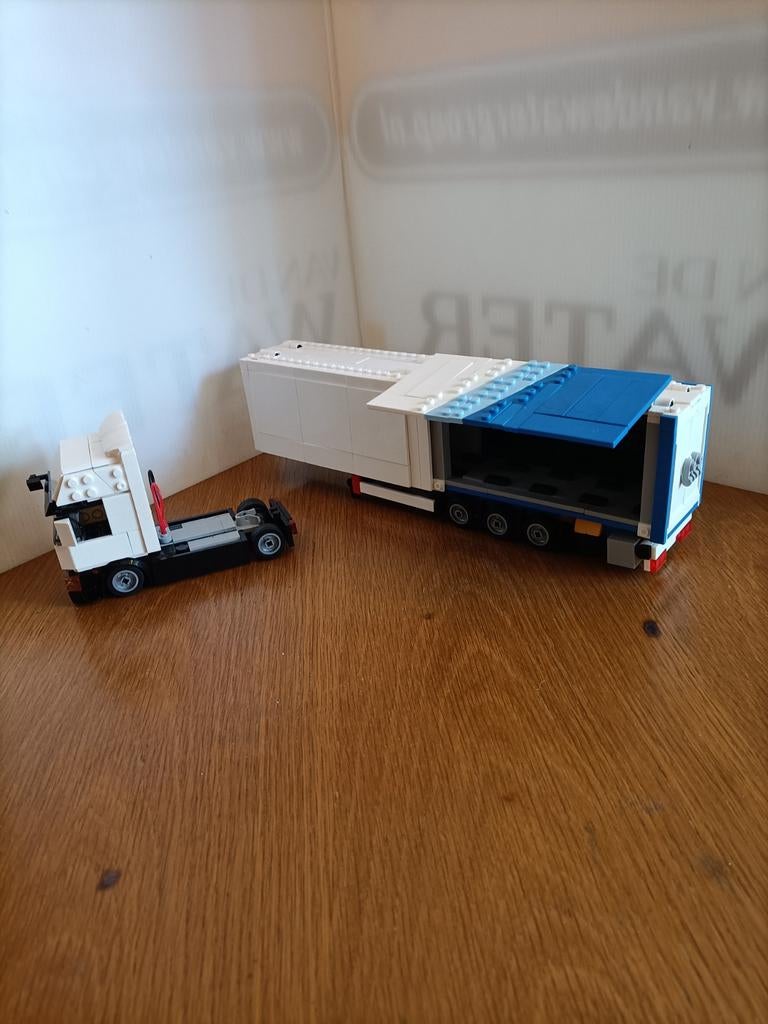 Mooie lego City moc vrachtwagen combinatie, Ophalen of Verzenden