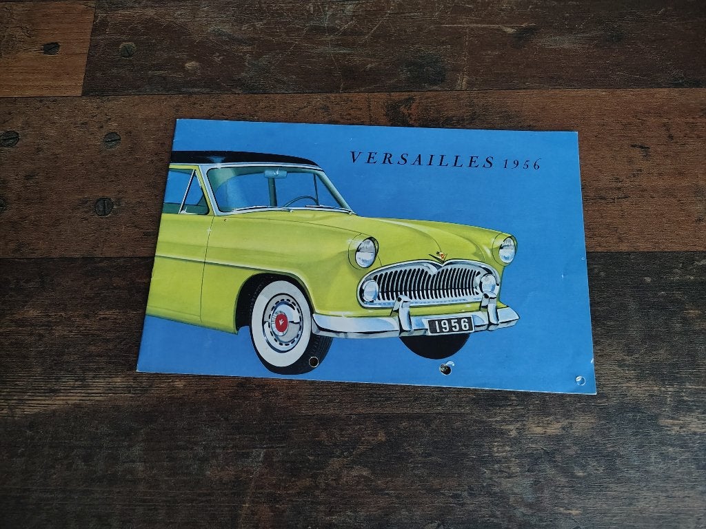 Folder: Simca Versailles (1956), Boeken, Verzenden, Gelezen, Overige merken
