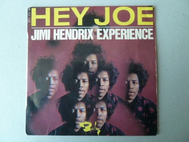 Jimi Hendrix EP Hey Joe, 7 inch, Pop, Overige typen, Beschermende buitenhoes