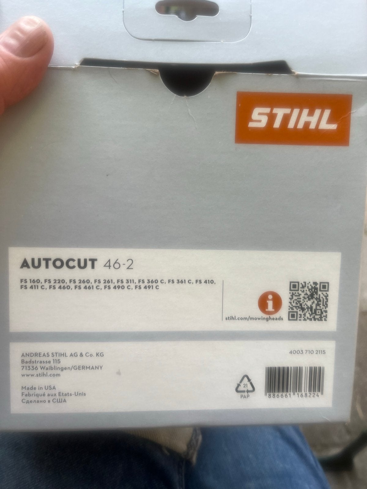 Nieuwe Stihl Autocut 46-2 maaikop voor bosmaaiers, Ophalen, Nieuw