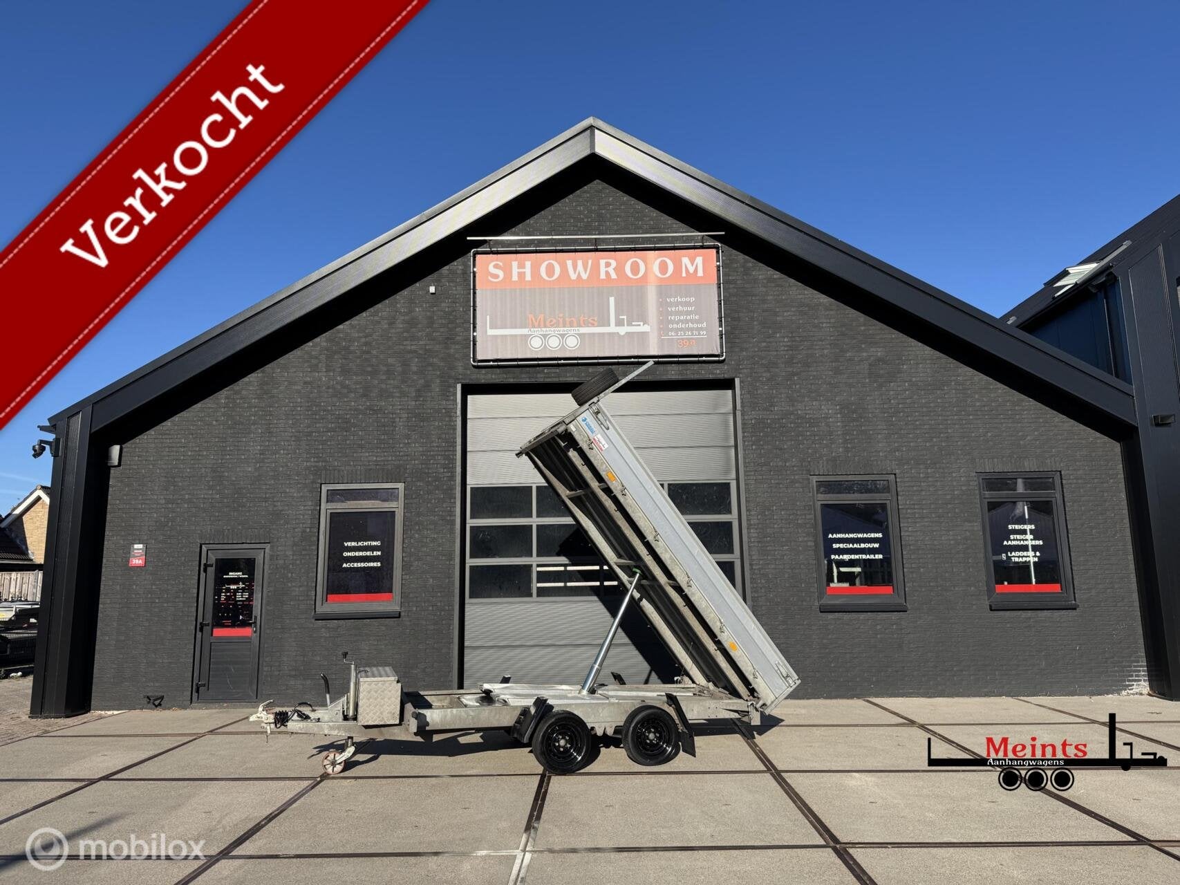 Hapert COBALT 3 zijdige kipper 335x185 parabool 3500KG, Gebruikt