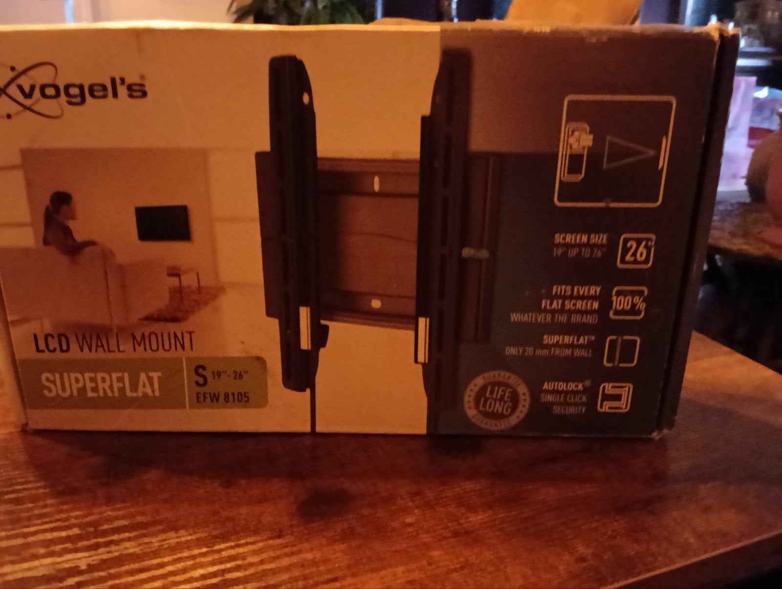 Vogel's SuperFlat EFW 8105 LCD TV Muurbeugel, Ophalen, Nieuw