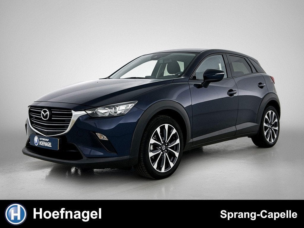 Mazda CX-3 2.0 SkyActiv-G 121 Sportive | Navi | Parkeersenso, Auto's, 1998 cc, Stof, 4 cilinders, Blauw